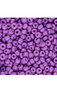 Seed beads 8/0 (3mm) Deep lavender purple
